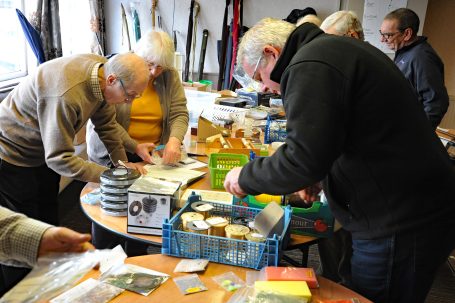 Open day sales of fishing accessories