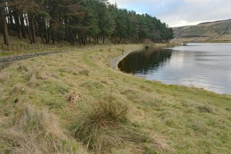 Path around the bay at Haslingden & District Fly Fishing Club