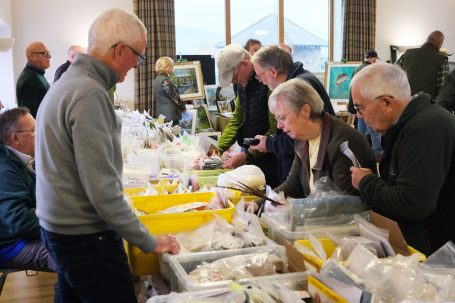 Fur and Feather stall for all your fly tying materials